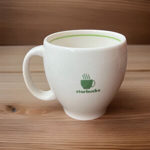 Starbucks Mug 2003 Barista Espresso Coffee 12oz White with Green Stripe